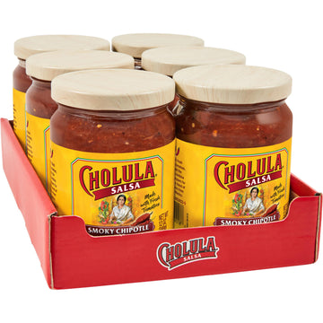 Cholula Smoky Chipotle Salsa, 12 Oz (Pack Of 6)