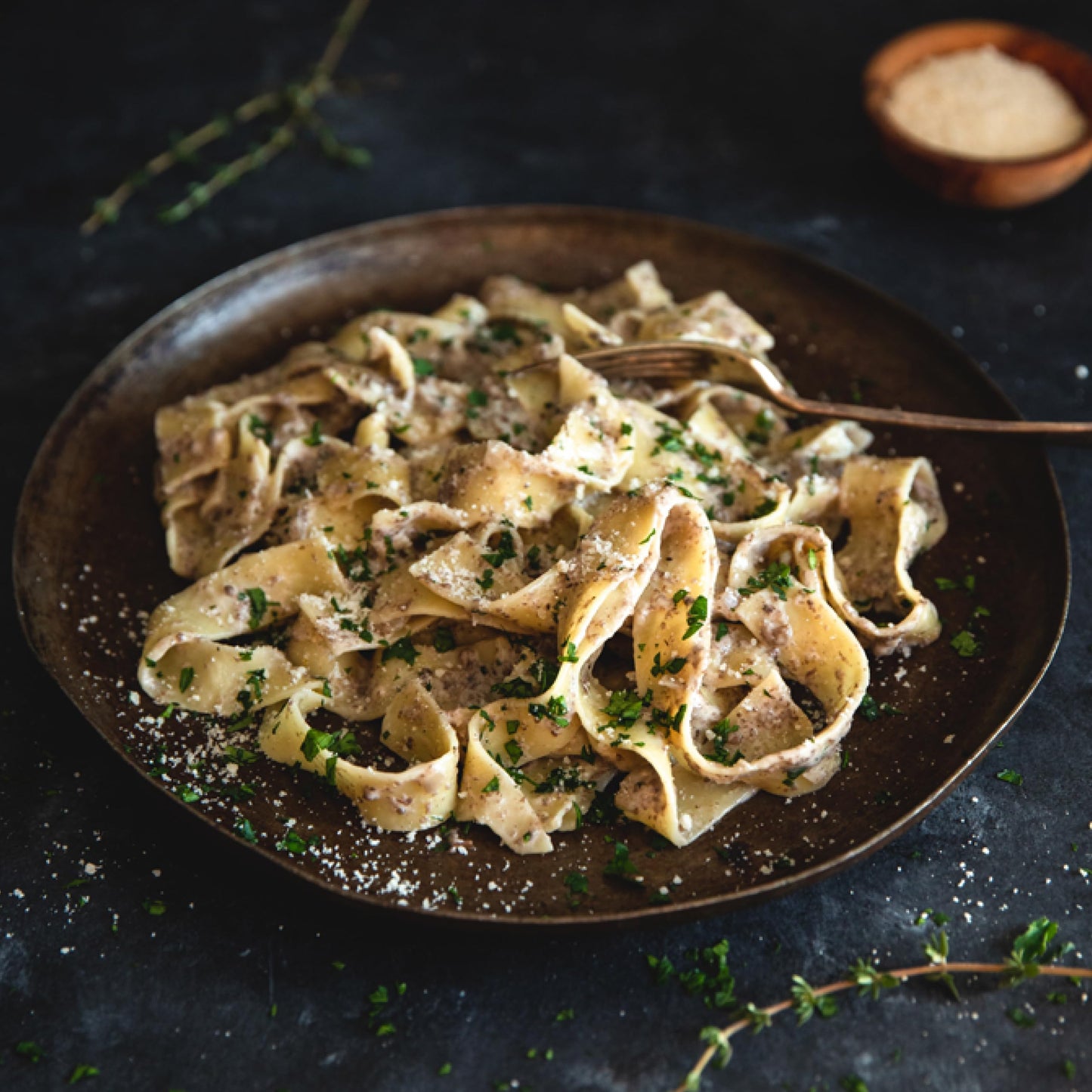 Bionaturae Pappardelle Pasta Noodles - Durum Semolina Pasta, Kosher, High Protein, Non-GMO, USDA Certified, Durum Semolina Pappa