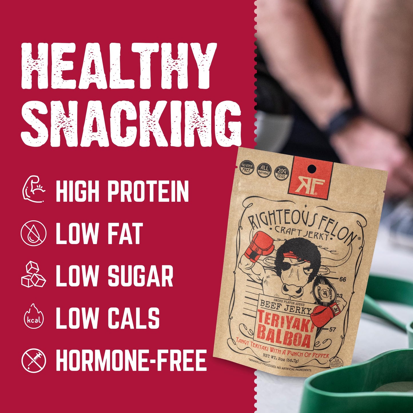 Righteous Felon Beef Jerky Variety Pack | Gluten Free, High Protein, Keto-Friendly | 2 Ounce (Pack of 8)