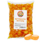 Fusion Sweets Butterscotch Hard Candy - 2LB Bag, Individually Wrapped Yellow Discs, Perfect for Snacks and Parties