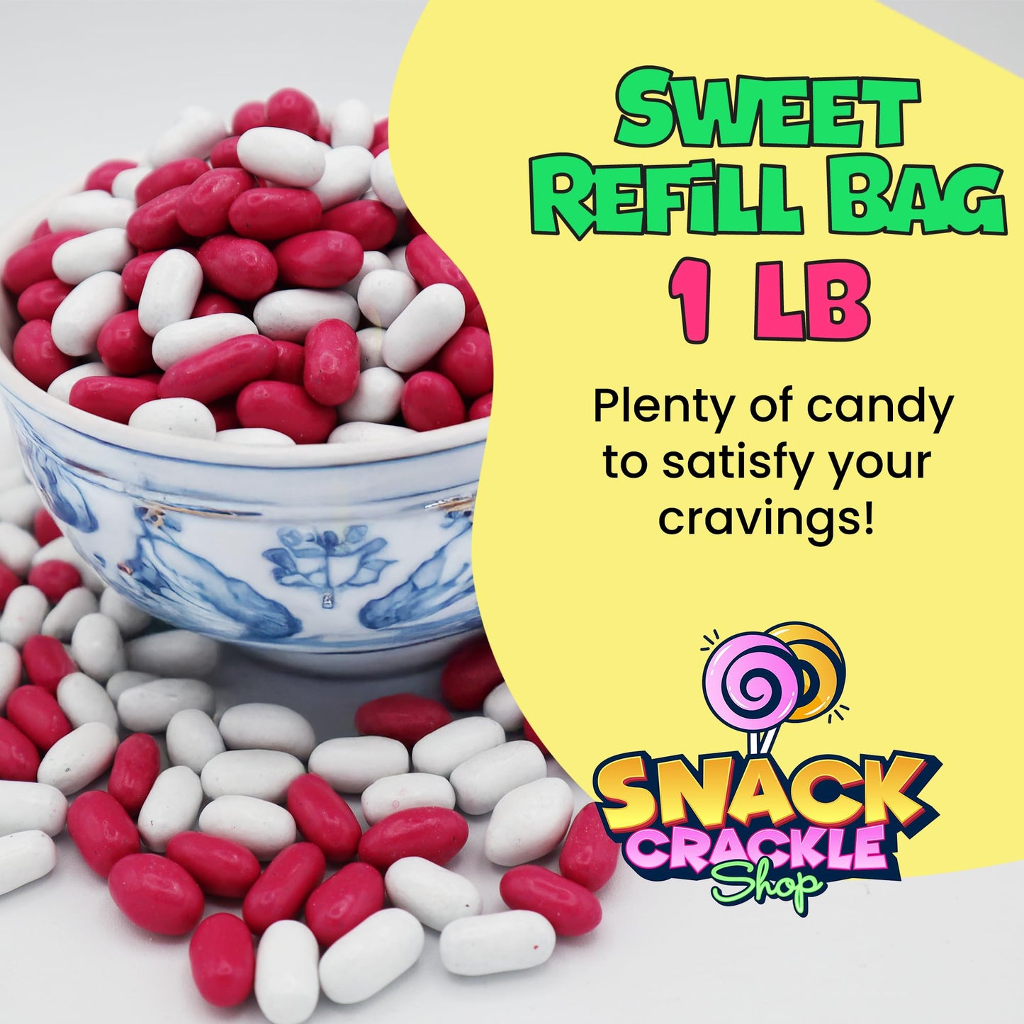 Good And Plenty Licorice Candy (1Lb) - Chewy Old Fashioned Licorice W/Crispy Sugary Coating - Pink & White Chocolate Coated Soft