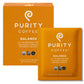 PURITY COFFEE BALANCE Decaf Medium Roast Coffee Single-Serve Packets, 5ct, USDA Organic, Mountain Water Processed