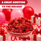 Cinnamon Candy - 2 Pound Bulk Bag - Cinnamon Hard Candy Individually Wrapped - Christmas Candies for Office Bowl - Spicy Sweet Flavor of Nostalgic Treat