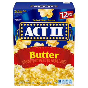 ACT II Butter Popcorn, 2.75 Ounce (12 Count)