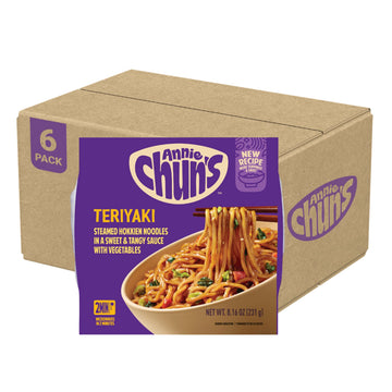 Annie Chuns Teriyaki Noodle Bowl  8.16 oz (Pack of 6)