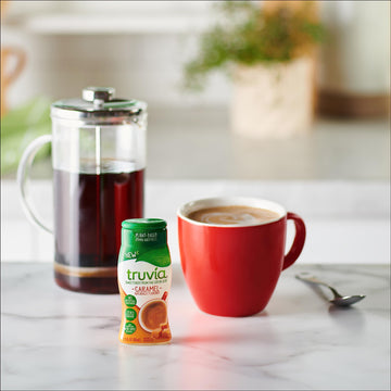 Truvia Zero-Calorie Liquid Sweetener From The Stevia Leaf, 2.7 Fl Oz Bottle, Caramel Flavor (Pack Of 6)