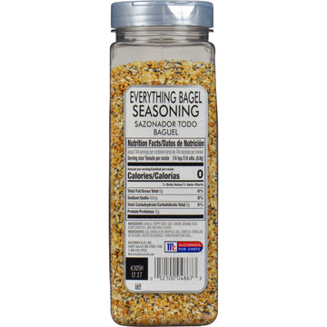 McCormick Culinary Everything Bagel Seasoning, 21 oz - One 21 Ounce Container of Everything Bagel Seasoning Blend of Poppy Seed,