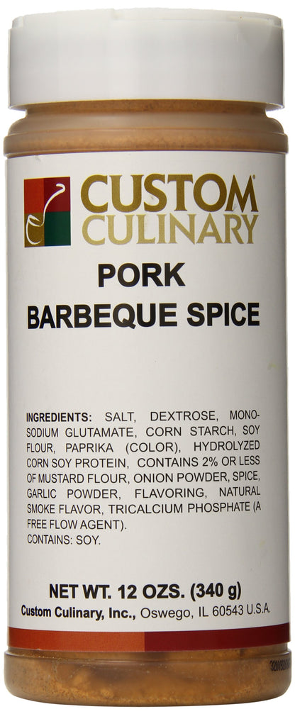 Custom Culinary Pork Barbeque Spice, 12 Ounce