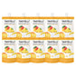 Tastelli Konjac Jelly Drink with Collagen & Vitamin C, 10 Cal, Vegan, Mango Pineapple, 150mL, Pack of 10 Pouches