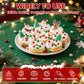 Edible Christmas Sprinkles for Cake Decorating,130gWhite and Blue Snowflake,White Candy Cane,Red Silver Pearls,Christmas Trees,S