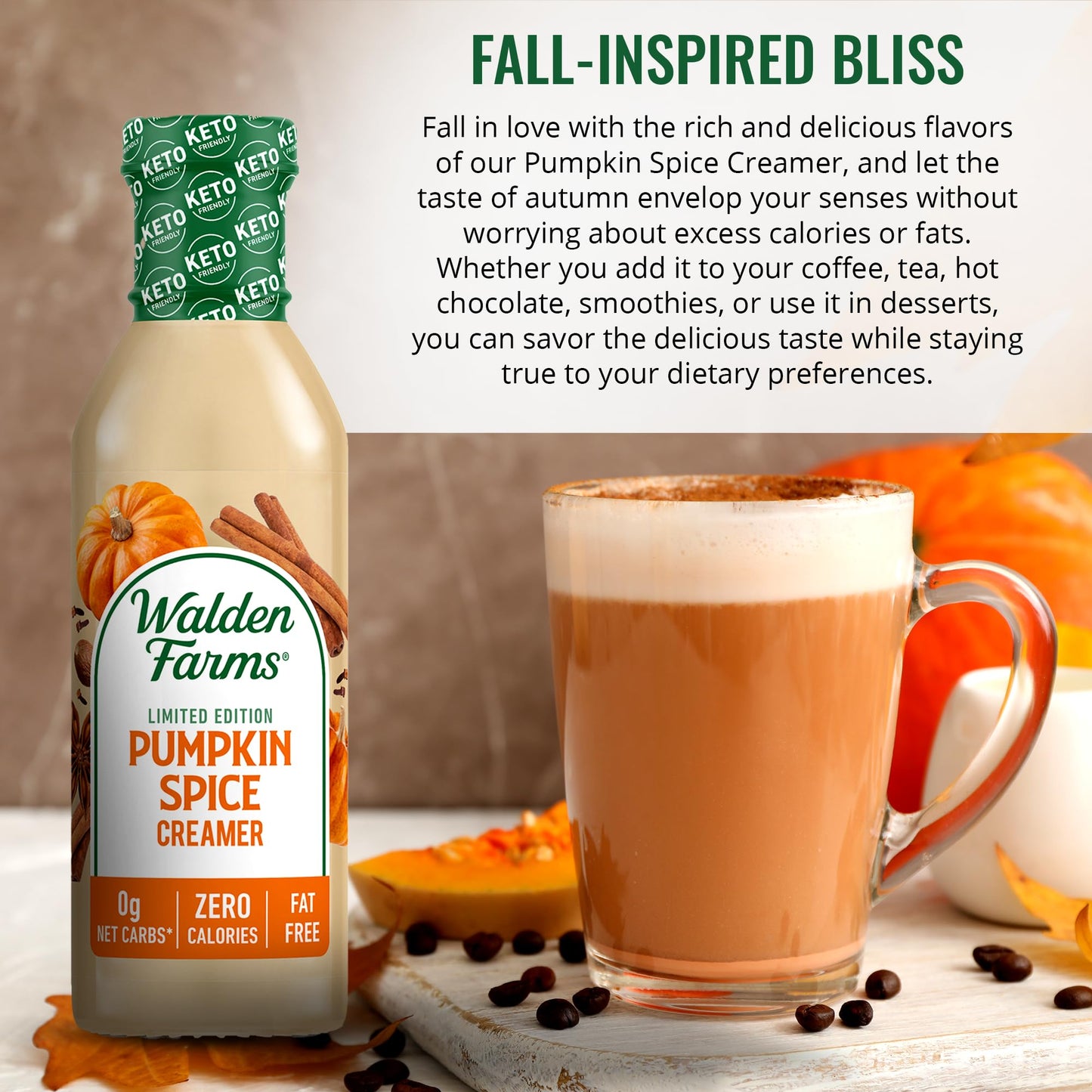 Walden Farms Creamers (12 Fl Oz (Pack Of 2), Pumpkin Spice)