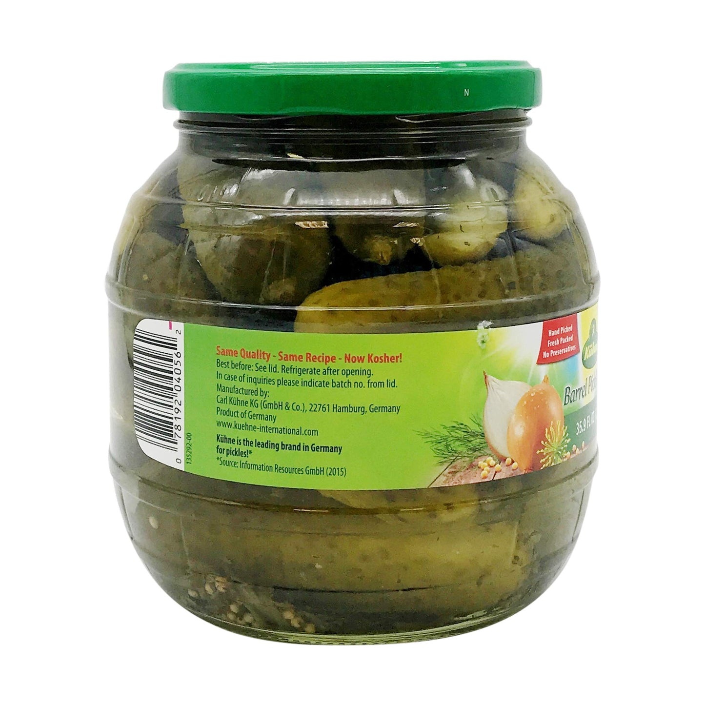 Gundelsheim Barrel Pickles (35.9 Oz)