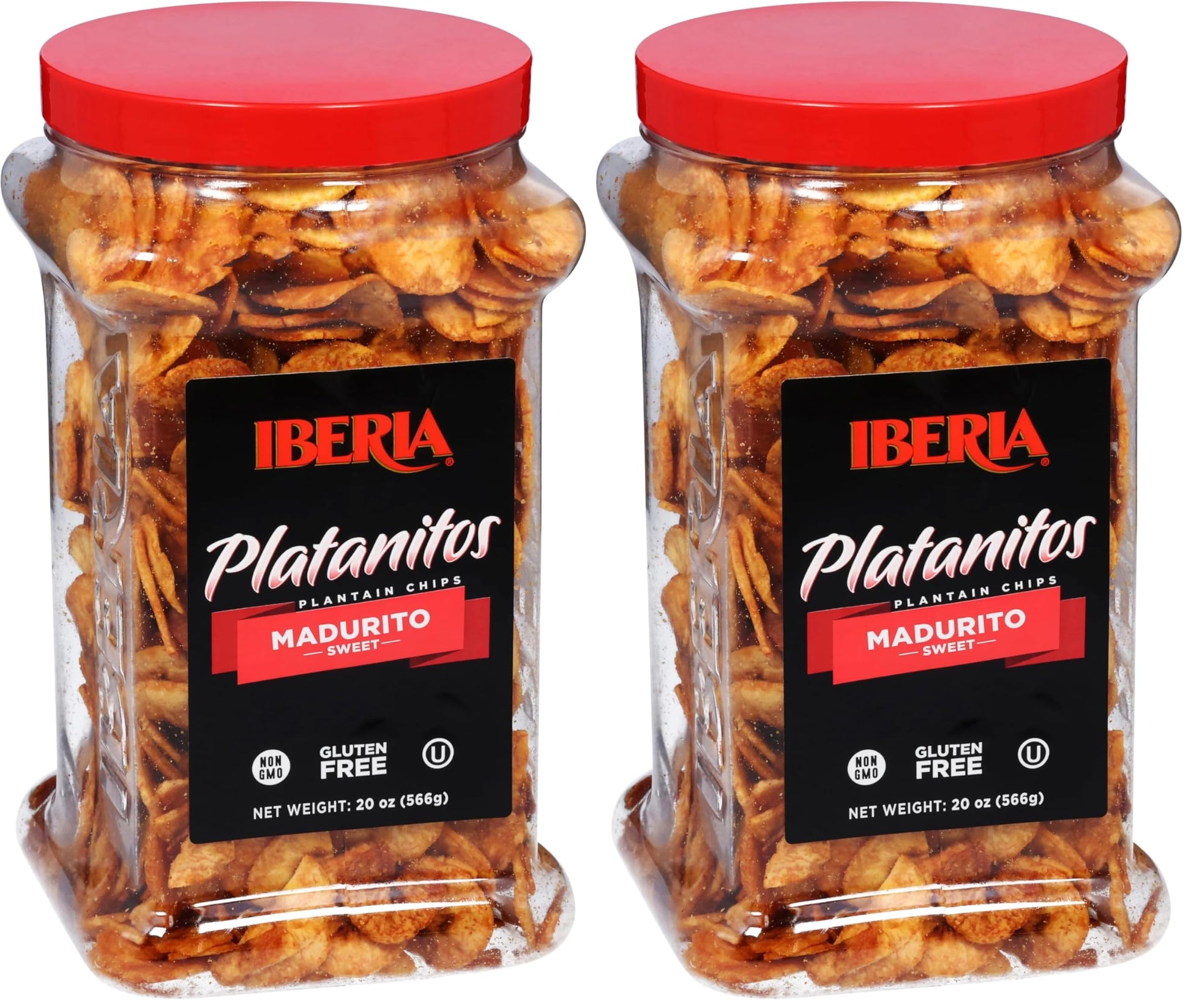 Iberia Maduritos Naturally Sweet Plantain Chips, 20 Ounce (Pack of 2)