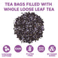 Sou Zen Earl Grey Lavender Tea 30 Corn-Fiber Pyramid Tea Bags | Premium Quality Tea Leaves And Flowers | Raw And Naturally Organ