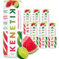 NEW! KENETIK Nootropic Ketone Drink  Ketones for Energy & Focus  Caffeine & Sugar Free  High Performance D-BHB Ketone Mix  Fuel w/Zero Crash or Jitters  Ready to Drink - Watermelon Lime 6 Pk