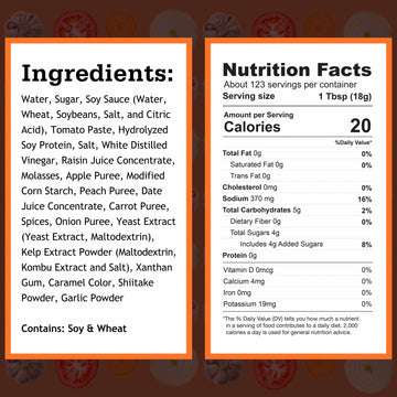 Otafuku Okonomiyaki Sauce for Japanese Okonomiyaki Pancakes, Restaurant Bulk Size, 78.7 OZ | 1/2 Gallon