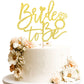 YCTHUNFISH Bride to Be Cake Topper, Glitter Ring Decoration, Gold, Wedding & Bachelorette Party Supplies