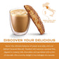 Nonnis Salted Caramel Milk Chocolate Biscotti Cookies - Individually Wrapped Italian Coffee Snack, Crunchy Twice-Baked, 90 Cal