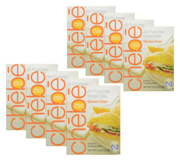 Chebe Bread All-Purpose Mix, Gluten Free, 7.5-Ounce Bags (Pack Of 8)