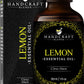 Handcraft Lemon Essential Oil - 100% Pure And Natural - Premium Therapeutic Grade Essential Oil For Diffuser And Aromatherapy - 
