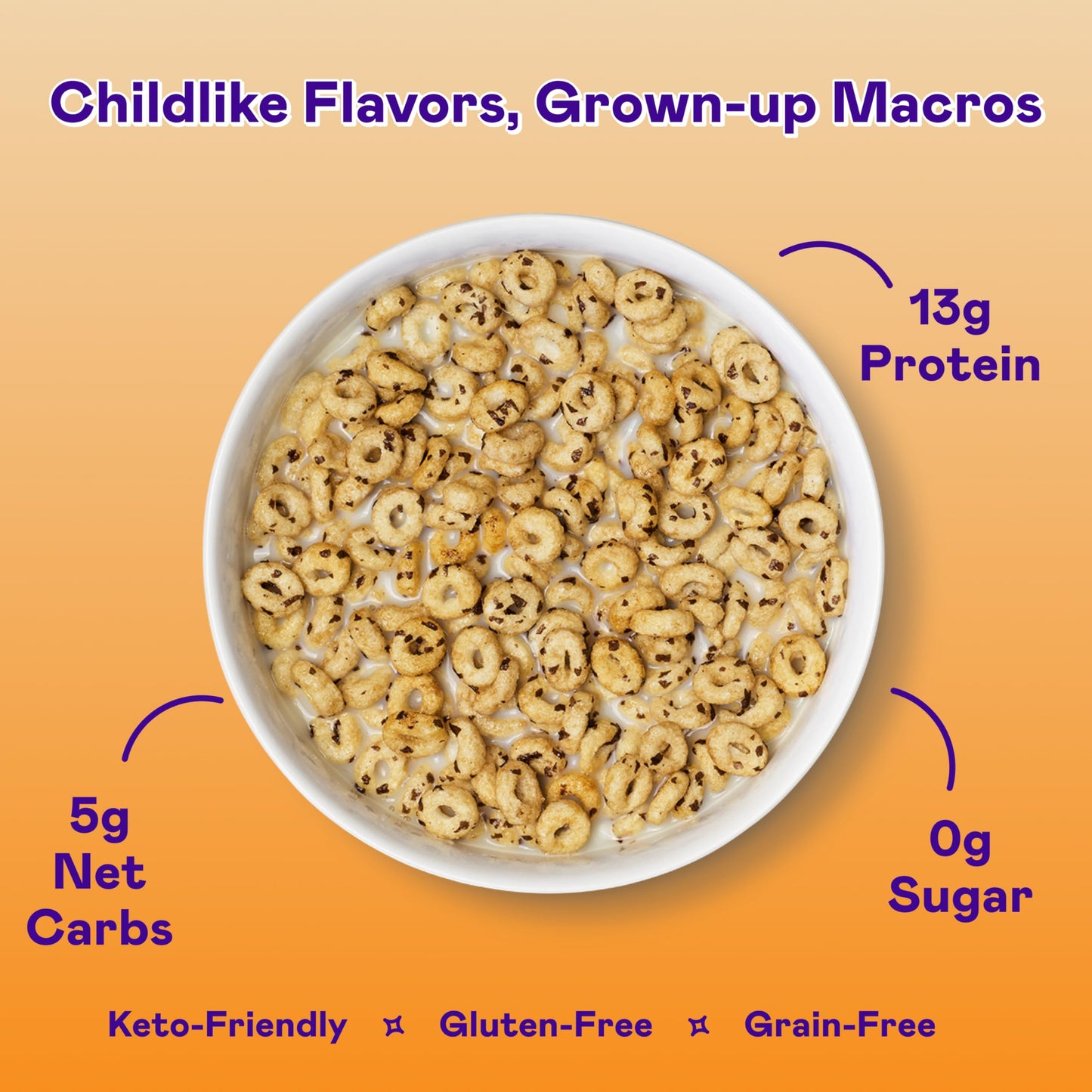 Magic Spoon Cereal, Variety 6-Pack of Cereal + Spoon - Keto & Low Carb Lifestyles, Gluten & Grain Free, High Protein, 0g Sugar