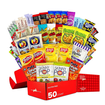 Gluten Free Palace Healthy Snack Variety Box - Mothers Day Snack Basket - Father's Day Food Gifts - Adults, College Students & C