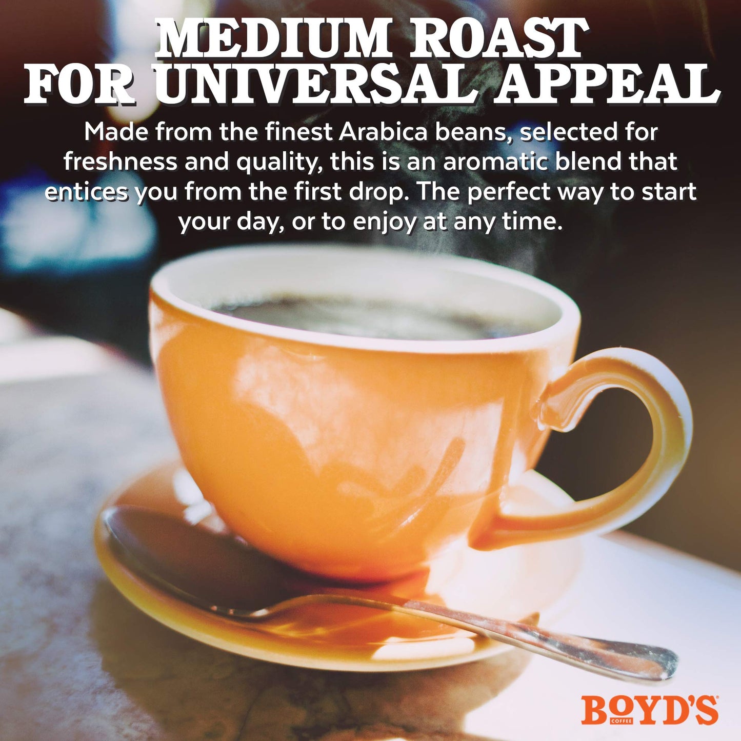 Boyd'S Good Morning Coffee - Medium Roast - Single Cup, 0.37 Oz (Pack Of 12)