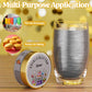 Nomeca Edible Glitter for Drinks and Cakes, 8g Food Grade Luster Dust, 2-Silver