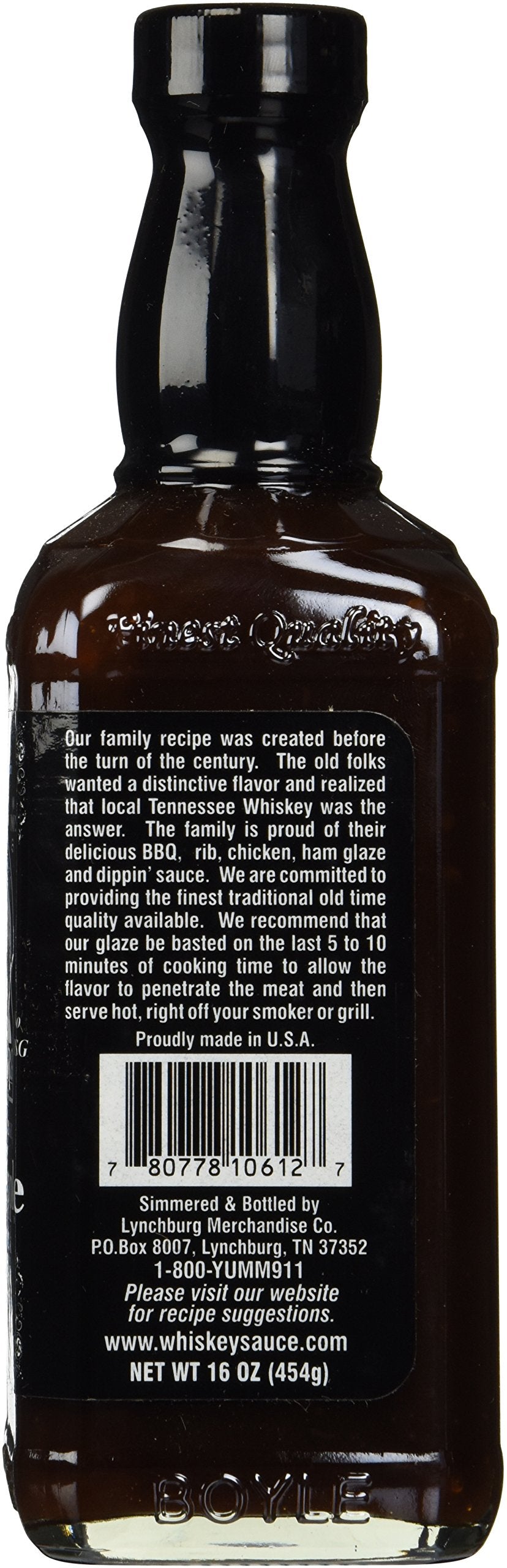 HISTORIC LYNCHBURG Rib Glaze & Dippin Sauce, 1 Pound (Pack of 1)
