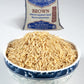 Golden Crown Brown Basmati Rice - Naturally Aged, Non-GMO, 160 oz (10LB) - Flavorful Whole Grains