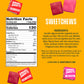 Smartsweets Sweetchews, 1.6Oz (Pack Of 4), Candy With Low Sugar & Calorie, Healthy Snacks For Kids & Adults