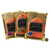 New Yorks Delicacy Smoked Salmon Nova - Gourmet Natural Combo - 3 X 4 Oz. (0.75 Lb.) [1 X Natural + 1 X Gravadlax + 1 X Garlic & Pepper]
