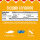 Fresh   Gourmet Canned Tuna (Sicilian Caponata, 10 pack of 4.25 oz. tin) Freshly Packaged Skipjack Tuna Fish - Sustainably Caugh