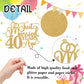 Just Married 40 Years Ago Cake Topper, 40Th Anniversary Cake Decor, 40 Years & Loved, Happy 40Th Wedding Anniversary Party Decor