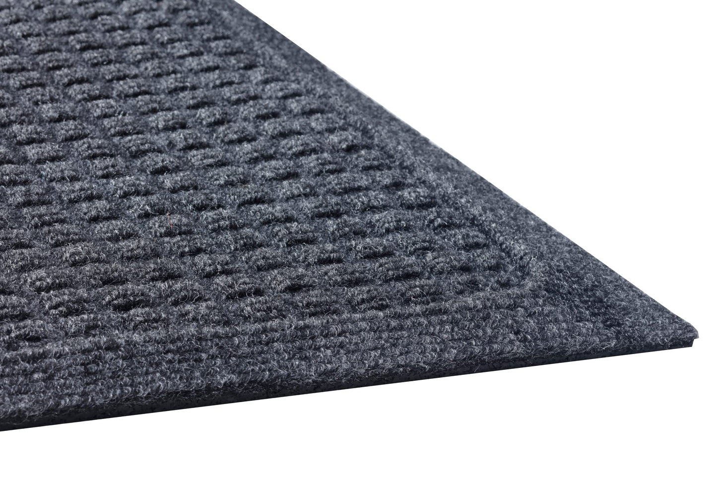 Guardian Floor Protection Egdfb030504 Ecoguard Diamond Indoor Wiper Floor Mat, Recycled Plactic And Rubber, 3'' Length, 5' Width