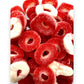 Enhanced Strawberry Rings -1.5 Lbs Delicious Strawberry Flavor Soft Sweet Gummy Rings In Resealable Bag, Perfect For Snacks, Parties And Gifts - Indulgent Strawberry Gummy Rings For Sweet Tooth Cravings For Kids And Mature-Themeds(24 Oz)