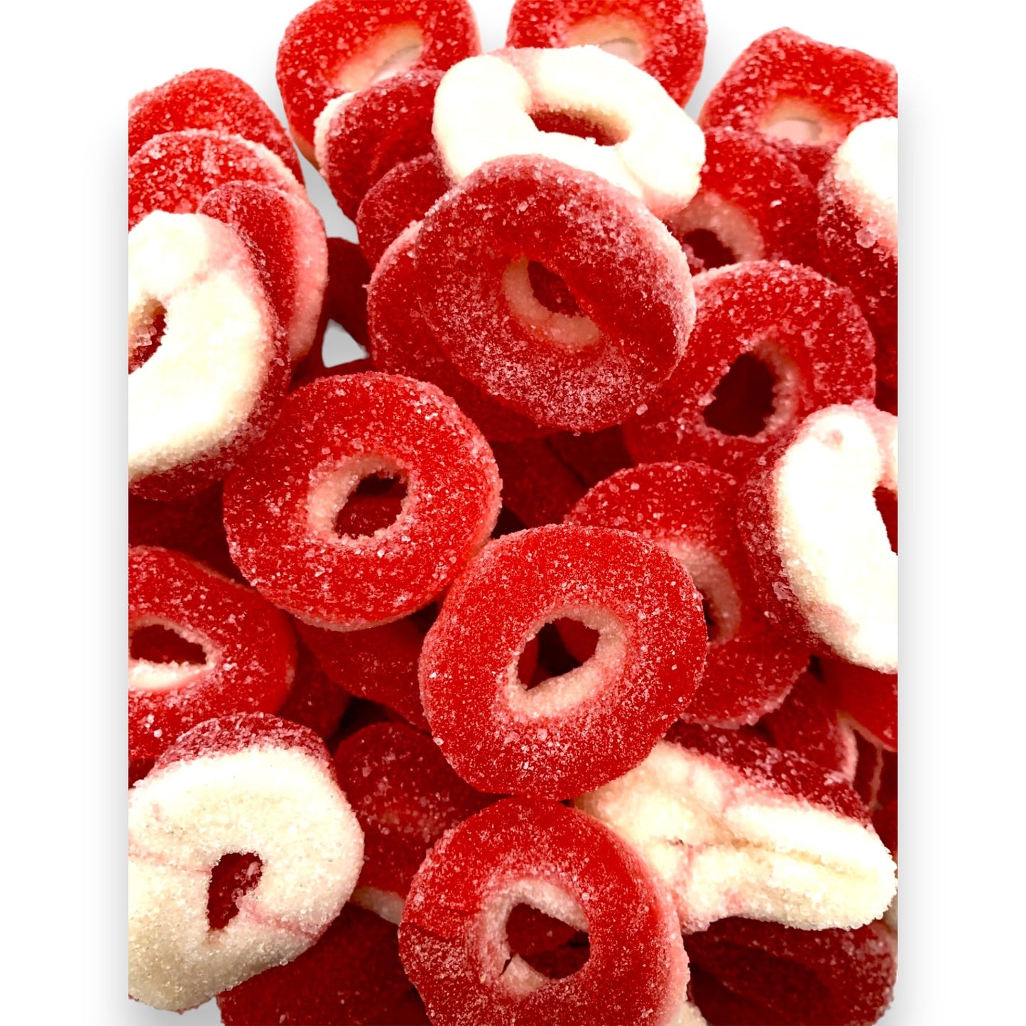 Enhanced Strawberry Rings -1.5 Lbs Delicious Strawberry Flavor Soft Sweet Gummy Rings In Resealable Bag, Perfect For Snacks, Parties And Gifts - Indulgent Strawberry Gummy Rings For Sweet Tooth Cravings For Kids And Mature-Themeds(24 Oz)