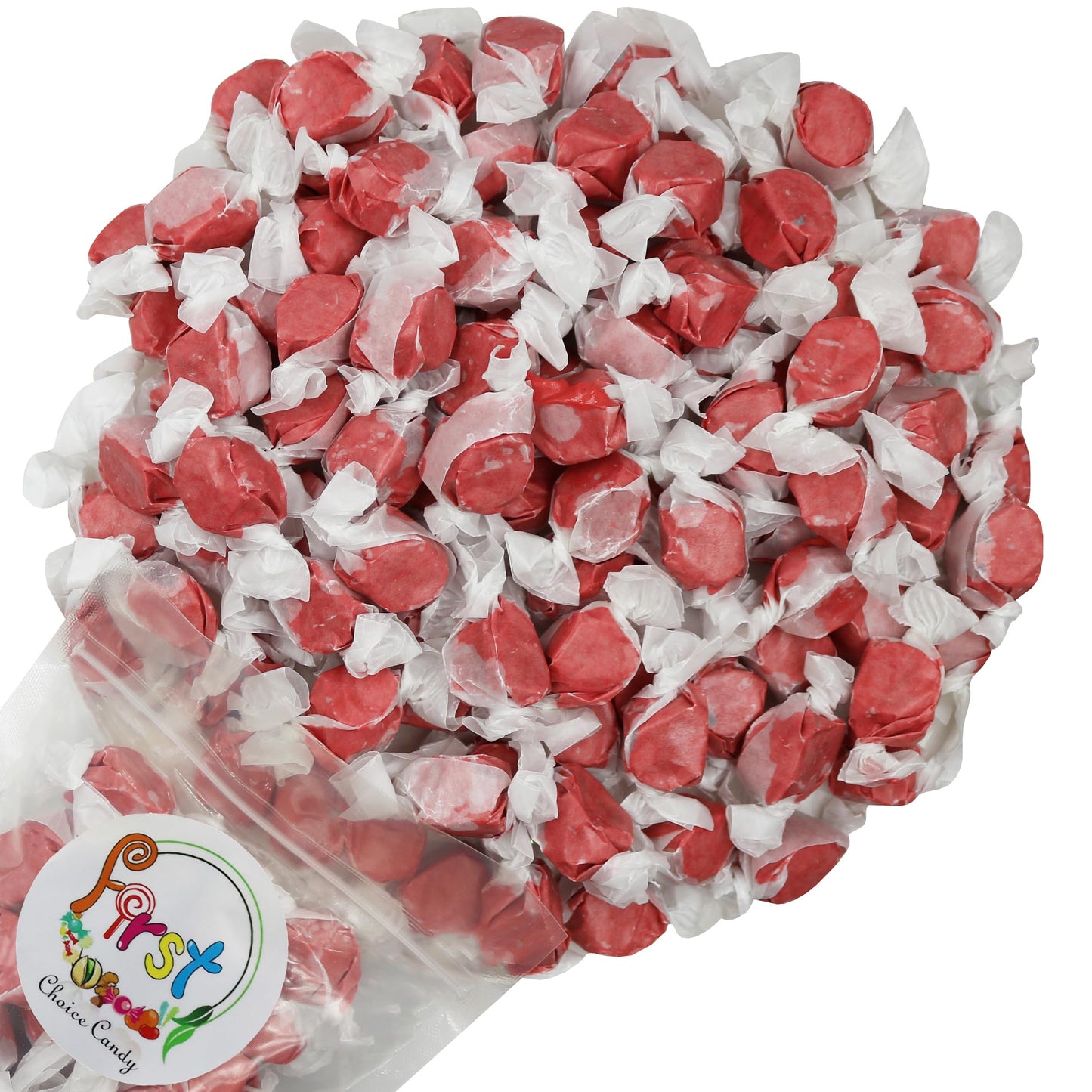 All Flavor Gourmet Saltwater Taffy (Red Cherry, 2 Pound)