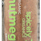 Spicely Organic Nutmeg Powder 1.90 Ounce Jar Certified Gluten Free