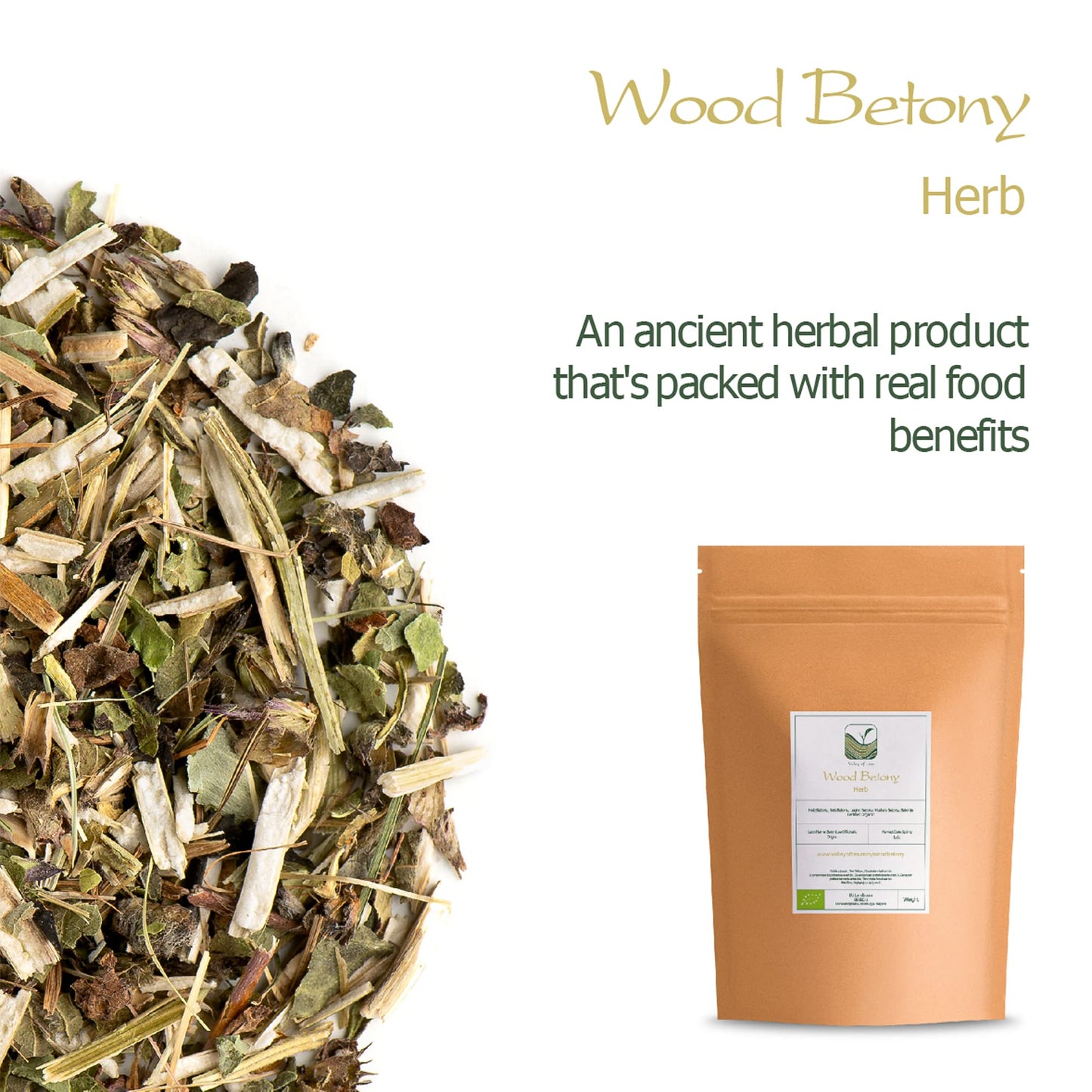 Wood Betony Tea Herb - Hedgenettle - Purple Betony - Bishopwort - Wood Betony Herb Tea Wood Betony Herb Purple Tea Herbal Tea Wo