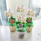 Gyufise 36Pcs Wild One Cupcake Toppers Jungle Animal One Cupcake Picks 1St Birthday Baby Shower Cake Decorations Jungle Safari T