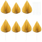Gyufise 6Pcs Paper Palm Fan Cake Toppers Palm Leaf Fan Cake Topper Palm Spear Leaf Cupcake Toppers Cake Insert Decoration For Ca