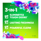 Gain + Odor Defense Liquid Laundry Detergent, Super Fresh Blast Scent, 88 Oz, 61 Loads, He Compatible
