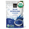 USDA Organic Blue Spirulina Powder (Phycocyanin Extract), 50 Servings - No Fishy Smell, 100% Vegan Protein from Blue-Green Algae