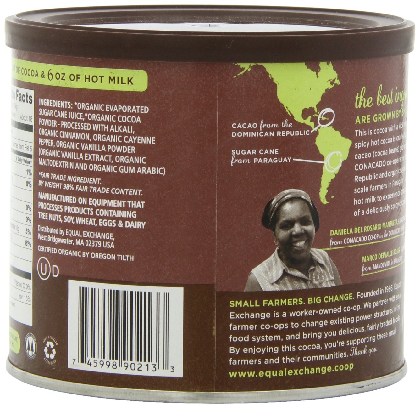 Equal Exchange Organic Spicy Hot Cocoa, 12-Ounce (Pack of 3)