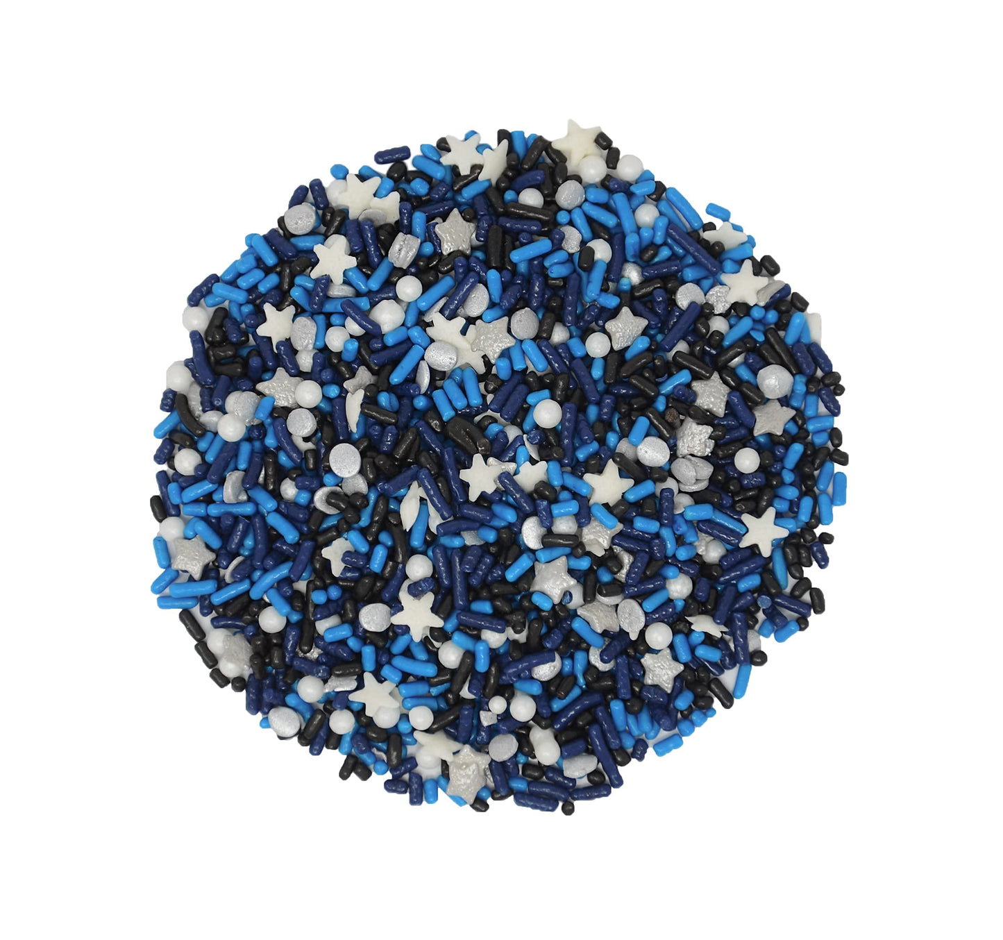 Mystic Sprinkles Sprinkle Mixes (Sparkling Silver Galaxy Sprinkle Mix 3.3Oz)