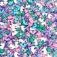 Manvscakes, Pink Sprinkles, Valentines, Cake Sprinkles, Gluten Free, Cookies, Chocolate, Fondant, Princess Topping, Ice Cream, Edible, Dessert Decoration (Pink Blue)
