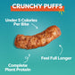 P-Nuff Crunch Baked Peanut Puffs, Vegan, Gluten Free, 20g Protein, Low FODMAP, 4oz Bag, Pack of 3