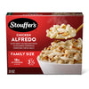 Stouffers Chicken Alfredo Pasta, Family Size, Frozen Chicken Pasta, Frozen Dinners 31 oz