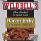 Wild Bills Hickory Smoked Bacon Jerky - 3 Ounce Pack (3 count) - Savory Snack